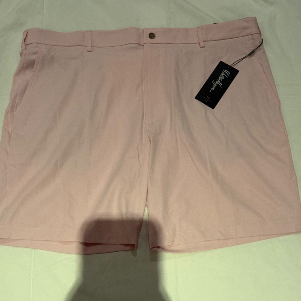 Walter Hagen Performance 11 Golf Shorts Mens‎ 42 Pink Tulip 9 Inseam Flat Front